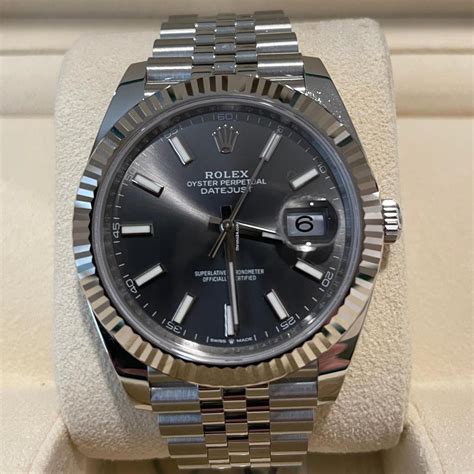 grey black rolex|rolex datejust 41 grey.